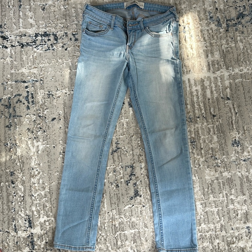 Hollister Jeans Size 1 W 25 light blue skinny